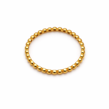 Real Gold Plain Bubble Ring 5834 (Size 8.5) R2245