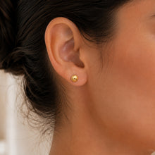 Real Gold Texture Ball Earring Set 0007/v89 E1632