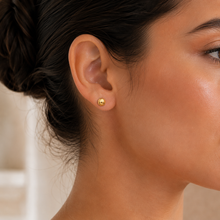 Real Gold Texture Ball Earring Set 0007/v89 E1632