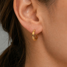 Real Gold Round Small Clip Earring Set GZJCT 5853/10 E1744