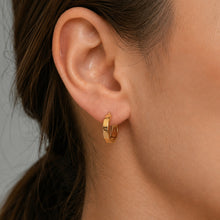 Real Gold Round Small Clip Earring Set GZJCT 5853/10 E1744
