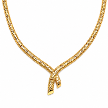 Real Gold Solid Serpenti Design Necklace (45 C.M) 0543 N1456