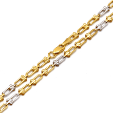 Real Gold GZTF 2 Color Hardware Solid Chain Necklace YW-4566 (45 C.M) CH1235