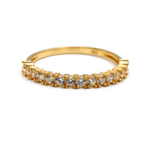 خاتم نصف الخلود من الذهب الحقيقي 5780 (مقاس 6.5) R2725