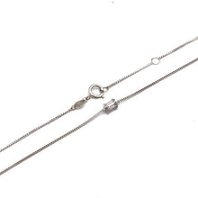 Real White Gold Roller Stone Luxury Adjustable Size Necklace 0078 N1403