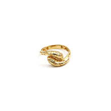 Real Gold Luxury Serpenti Viper Snake Ring (Size 9.5) - Model 0260 R2542