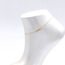 Real Gold 2 GZMessika Anklet, Adjustable Size - Model 0012 A1337
