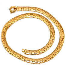 Real Gold Snake Chain Necklace (40 C.M) 0318 N1488