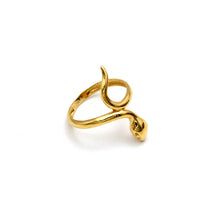 Real Gold Snake Wrap Twisted Ring 0102 (SIZE 5) R2801