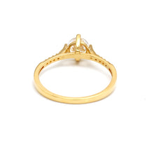 Real Gold Classic Shine Stone Ring 0028 (Size 6) R2773