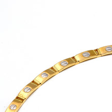 Real Gold GZCR 2 Color Screw Belt Unisex Bracelet 0151-YW BR1632