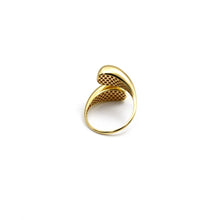 Real Gold Elegant Teardrop Ring (Size 5) - Model 1368 R2582