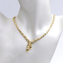 Real Gold Solid Serpenti Design Necklace (45 C.M) 0543 N1456