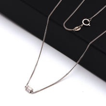 Real White Gold Roller Stone Luxury Adjustable Size Necklace 0078 N1403