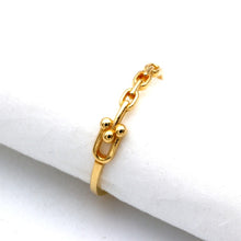 Real Gold GZTF Paper Clip Ring 7439 (Size 5) R2836