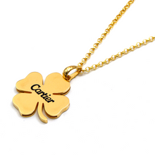 Real Gold GZCR Flower Plain Luxury Pendant 0851/2 With Holo Rolo Chain 5724 CWP 1915