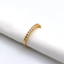 خاتم نصف الخلود من الذهب الحقيقي 5780 (مقاس 6.5) R2725