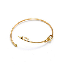 Real Gold GZTF Thin Plain Bangle TBS 0539 (SIZE 17) B BA1481