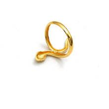 Real Gold Snake Wrap Twisted Ring 0102 (SIZE 5) R2801