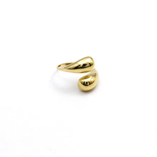 Real Gold Elegant Teardrop Ring (Size 5) - Model 1368 R2582