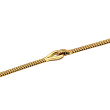 Real Gold Unisex Belt Chain Bracelet with Box Clasp Lock (17 cm) - Model 0268 BR1696