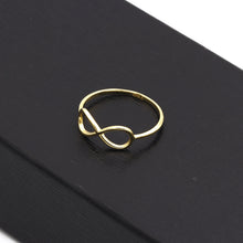 Real Gold Plain Infinity Ring (Size 6) - Model 1377 R2591