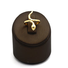 Real Gold Snake Wrap Twisted Ring 0102 (SIZE 5) R2801