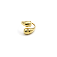 Real Gold Elegant Teardrop Ring (Size 5) - Model 1368 R2582