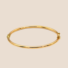 Real Gold Plain Calendar Pipe Bangle 1063 (SIZE 23) BA1489