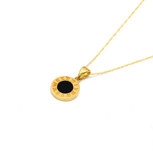 Real Gold Round Twelve Digit Necklace 0535 CWP 1903