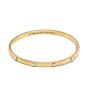 Real Gold 2 Color Screw Bangle GZJCT BLZ0073-1YW (Size 14) BA1633