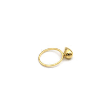 Real Gold Plain Teardrop Ring (Size 6.5) - Model 5119 R2572