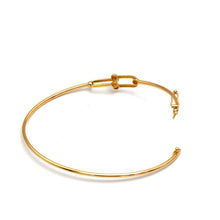 Real Gold GZTF Thin Plain Bangle TBS 0539 (SIZE 17) B BA1481