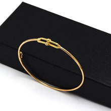 Real Gold GZTF Thin Plain Bangle TBS 0539 (SIZE 18) BA1482