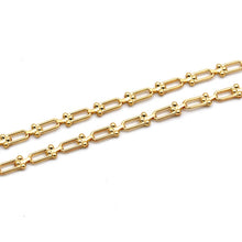 Real Gold GZTF Hardware Solid Textured Chain Necklace 4725 (40 C.M) CH1277