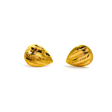 Real Gold Drop Studs with Long Screw Tops Perfect for Ear and Nose Piercings E1895