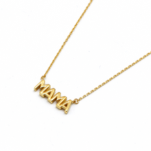 Real Gold 3D MAMA Adjustable Size Necklace 0112 (45 C.M) N1368