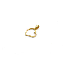 Real Gold 3D Heart Pendant - Model 0268 P 1979