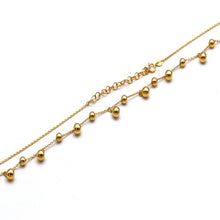 Real Gold 17 Dangler Balls Adjustable Size Necklace (40+5 = 45 C.M) 2302 N1543