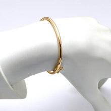 Real Gold Plain Calendar Pipe Bangle 1063 (SIZE 21) BA1488