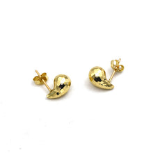 Real Gold Bee Comb Teardrop Stud Earrings Set - Model 6898-25-DC2 E1930