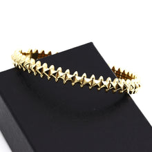 Real Gold GZCR Clash Bangle 1212 - (SIZE 22 - 23) BA1513