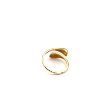 Real Gold Plain Water Drop Ring 7075 (SIZE 7) R2539