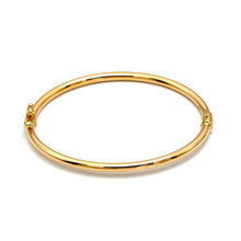 Real Gold Plain Calendar Pipe Bangle 1063 (SIZE 21) BA1488