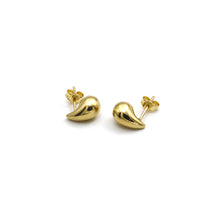 Real Gold Plain Teardrop Stud Earring Set - Model 6895-25 E1928