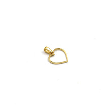 Real Gold Plain Heart Pendant - Model 0271 P 1978