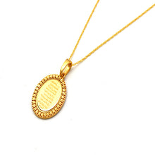Real Gold Ayatul Kursi Framed Necklace 1248 CWP 2030