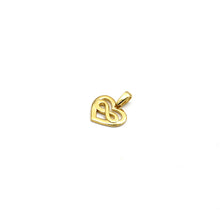 Real Gold Infinity Heart Pendant - Model 0166 P 1977