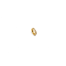 Real Gold Roller Stone Round Pendant 0307 P 1933