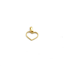 Real Gold Plain Heart Pendant - Model 0271 P 1978